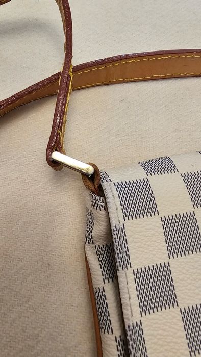 Geanta LV piele si canvas