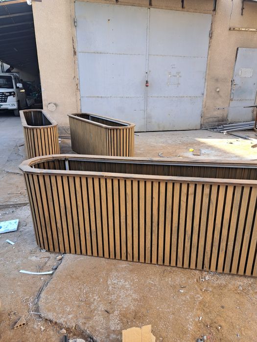 Кашпо из дпк фасадной доски