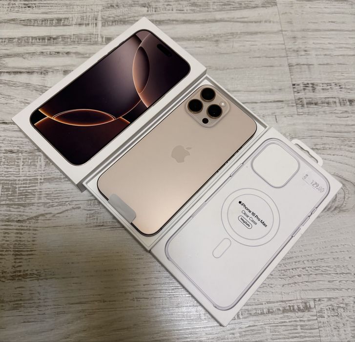 УНИКАТ Iphone 16 Pro Max 256GB Derert  36м. ГАРАНЦИЯ ПОДАРЪК