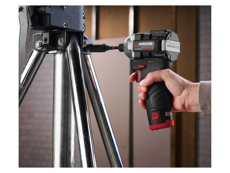 НОВ Комплект Parkside PERFORMANCE Винтоверт и Ударен X12Team