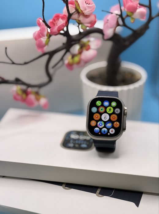 Смарт часовник Apple Watch Ultra 2, 49 мм, Cell, Titanium Case, Blue