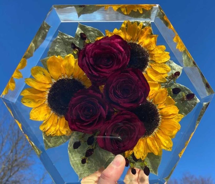 Buchetul tau de Mireasă in Rășină