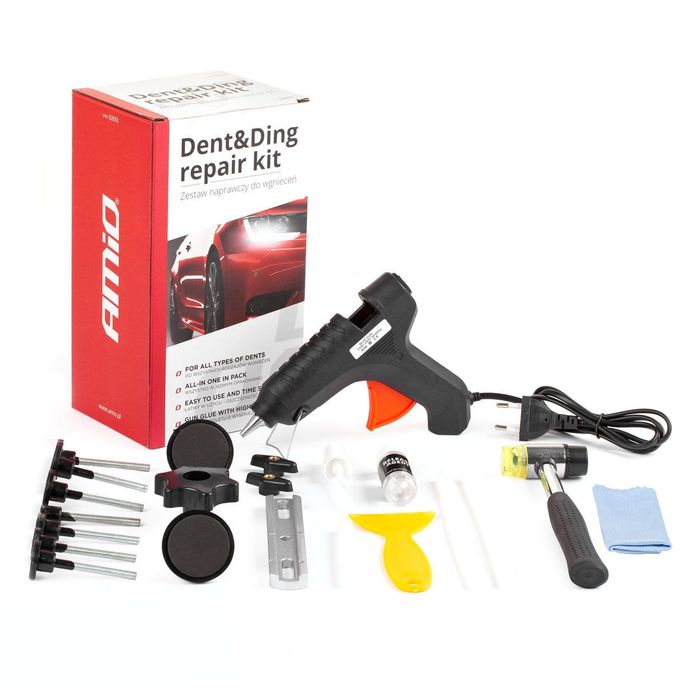 Kit de reparatie indoituri caroserie Dent& Ding, Amio