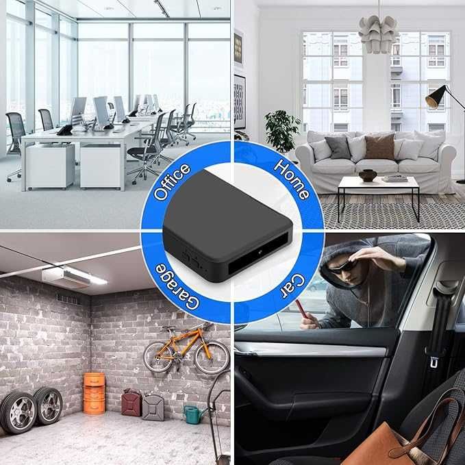 Шпионска камера скрита в батерия с нощно виждане, детекция на движение