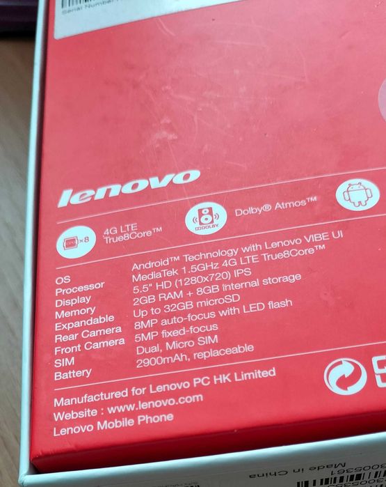 Смартфон Lenovo A7000a