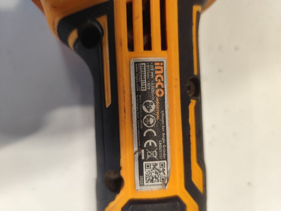 Акумулаторен ъглошлайф ING-CO INDUSTRIAL+ 4Ah