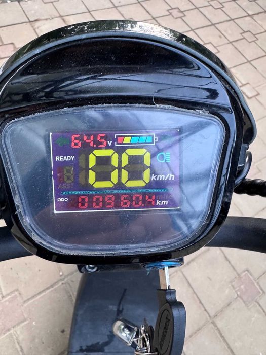 Scuter Harley trotineta electrica acumulator de Putere Dubla