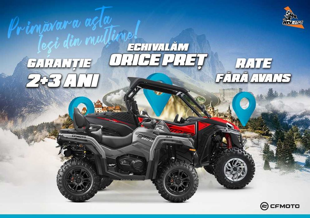 ATV/SXS CFMOTO (Descopera reducerile)