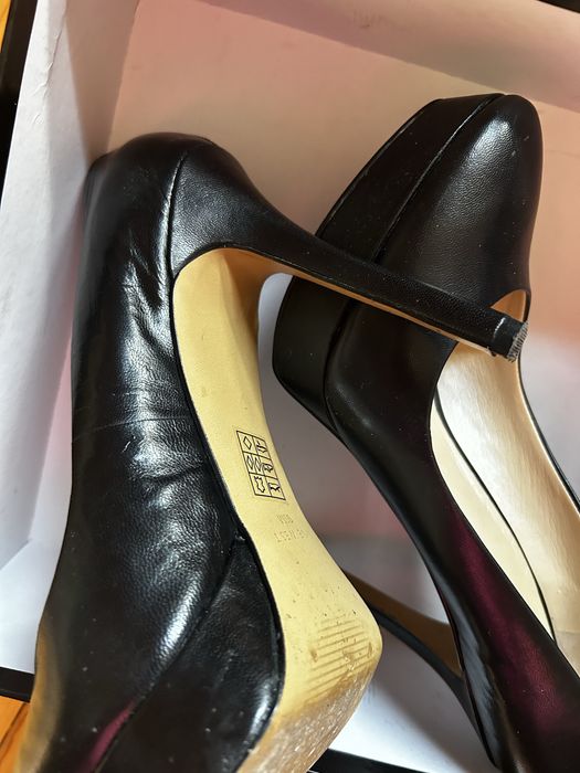 Nine west официални черни кожа