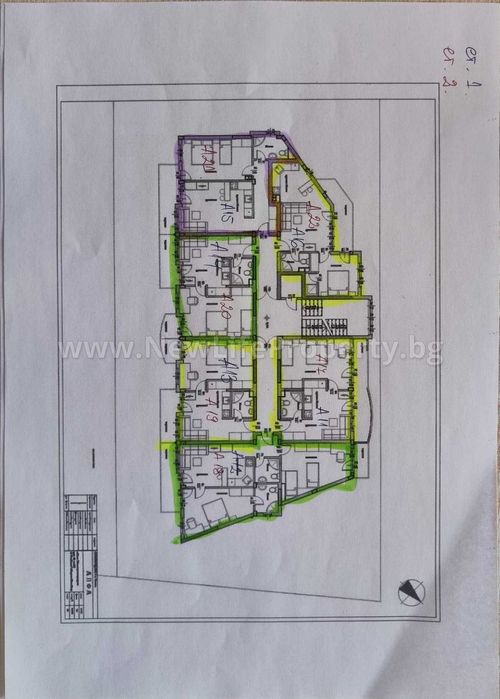 Продава се Двустаен апартамент в Свети Влас - 63 кв.м за 1200 €/кв.м - Снимка #12