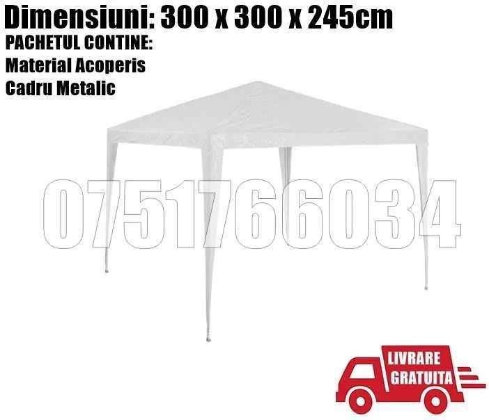 Cort Pavilion Gradina Terasa Evenimente Nunta 3x3m LivratGratuit BT