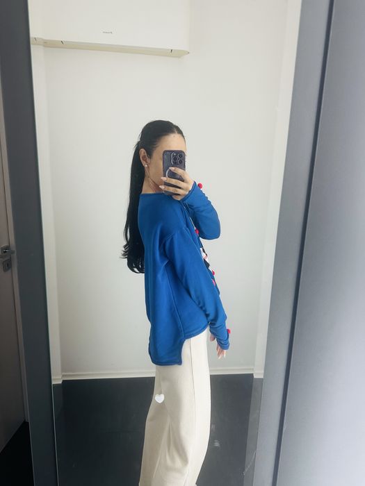 Блуза с камъки Swarovski