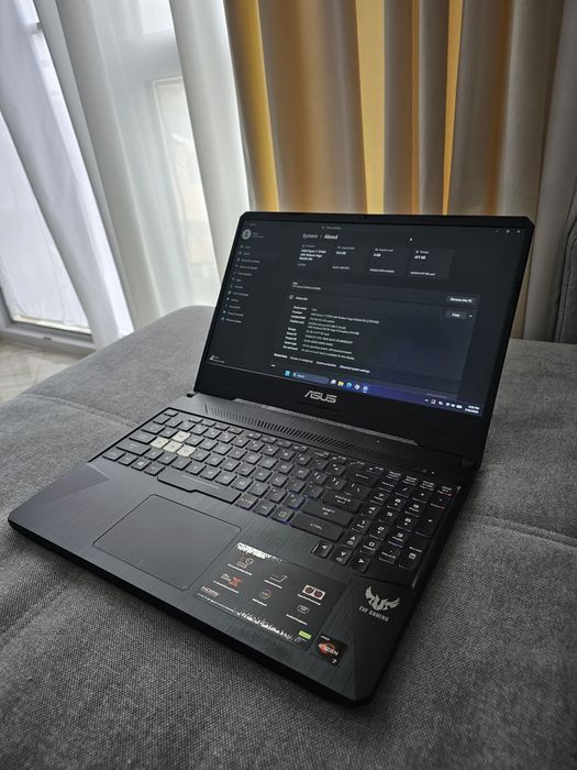 Asus TUF Gaming fx505du - Ryzen 7/ GTX 1660 Ti 6gb / 16gb ram / ssd 512gb / 120Hz