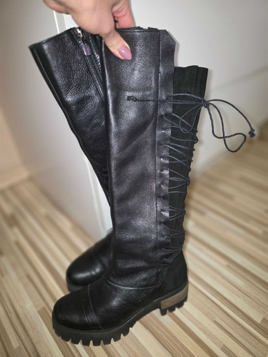 Дамски ботуши Амулет от естествена кожа