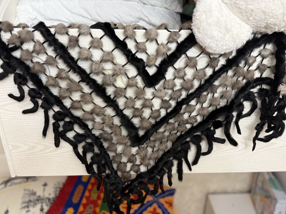 Шарф   норковая.