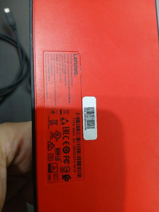 Lenovo Docking Thunderbolt 3