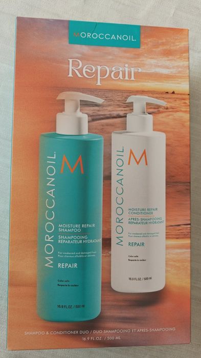 Moroccanoil Moisture Repair Shampoo &
Conditioner Duo (2 x 500 Mn)