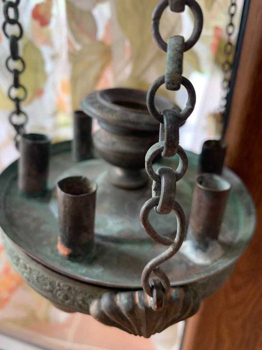 Огромно старо бакърено кандило-19-ти век