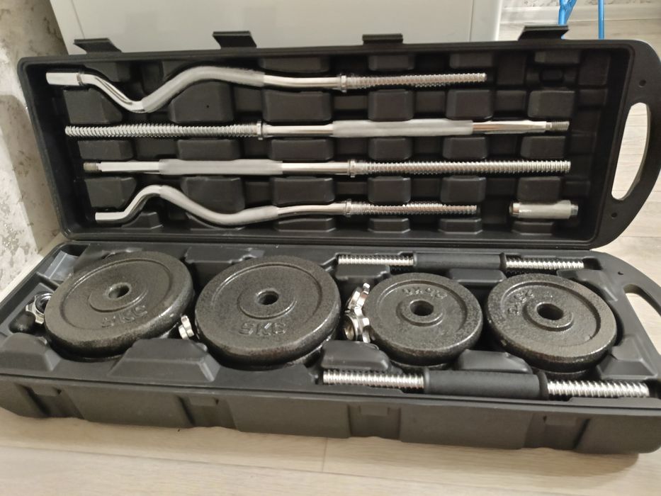 Разборные гантели и штанга
