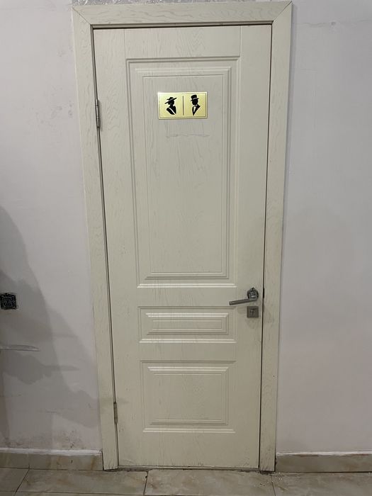 Дверь, унитазы, раковины, светодиоды