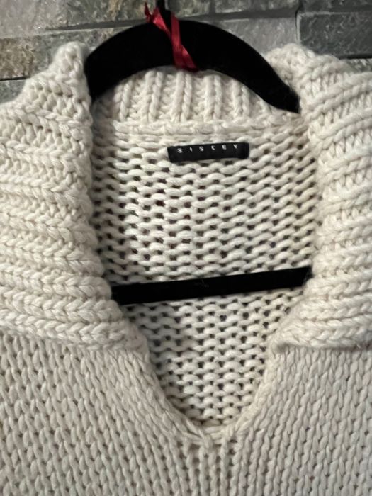 Pulover Sisley, lana si alpaca