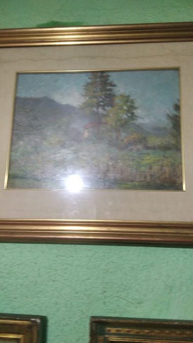 Tablou pe panza semnat in original tara de provenienta italia