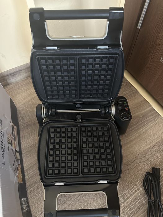 Гофретник Lagrange-Гофрети, тънки гофрети и Croque Monsier в един уред