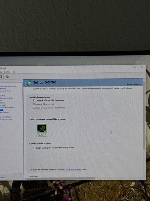 Монитор DELL G2724D гаранция