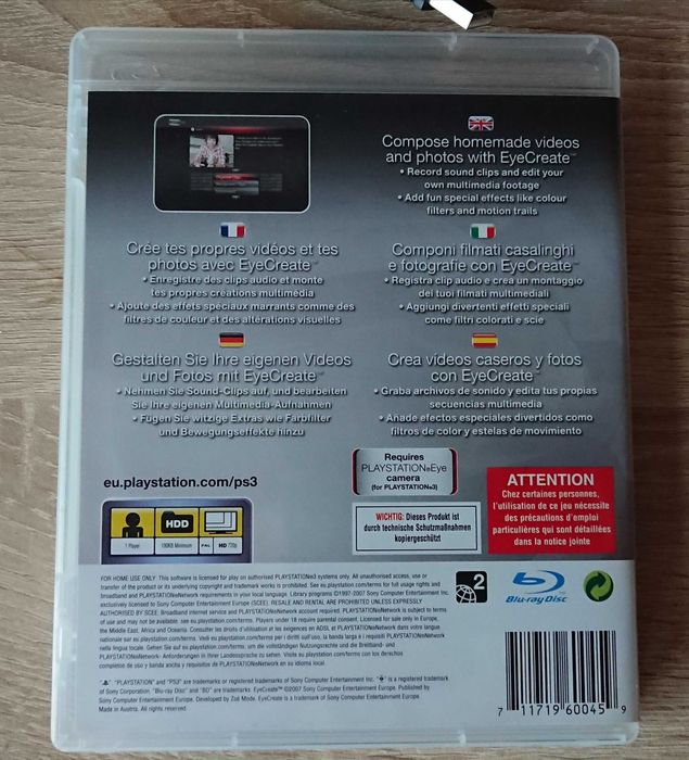 [ PS3 > Комплект EyeCreate + PS Camera за PlayStation 3