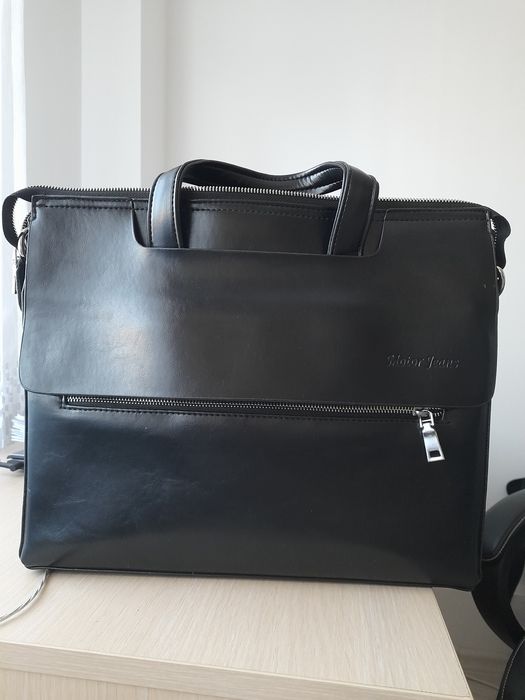 Geanta office din piele naturala ptr documente