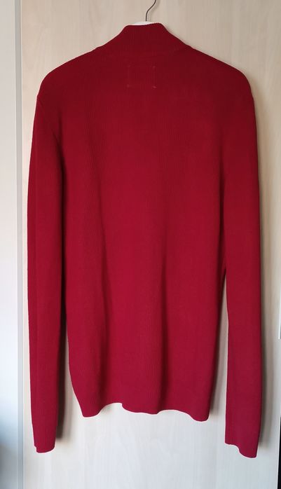 Pulover Cardigan bărbați Lee Cooper mărimea L roșu fermoar