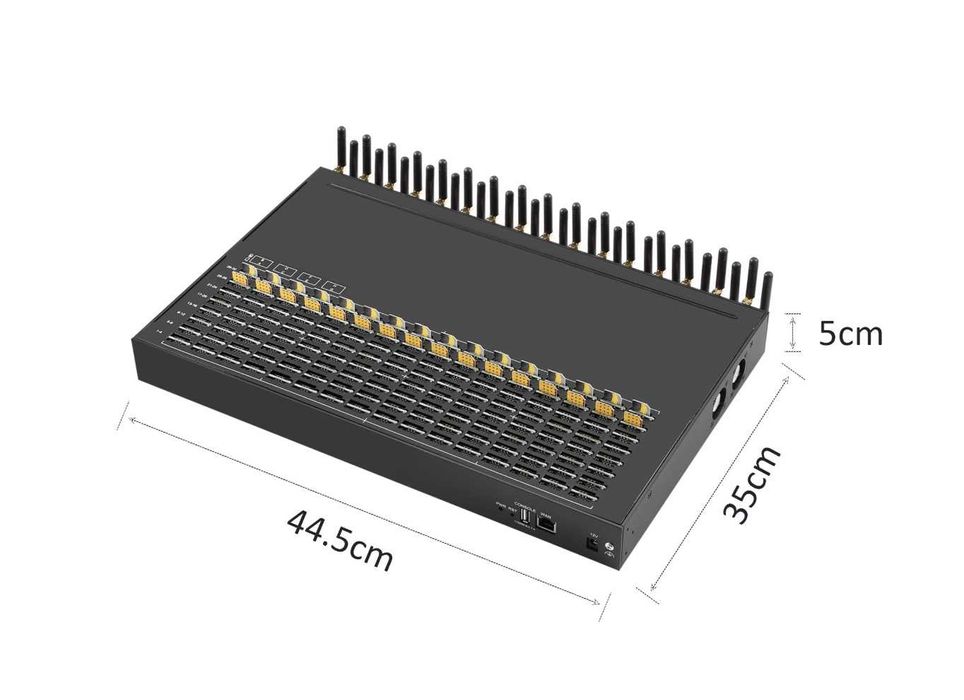 Gateway 4G GSM SME SK 32-256 cu 256 SIM – SMS, USSD și SMPP