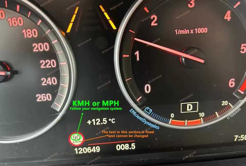 Modul SLI afisare limita viteza pe ceasurile de bord CIC NBT ID7