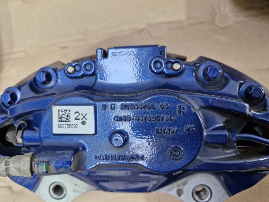 Etrieri albastri m performance bmw X5 G05 X6 g06 X7 G07  395 mm set 4 bucati,discuri bonus