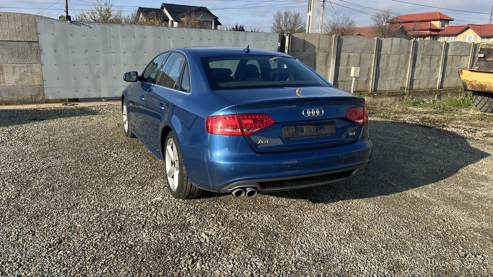 Bara spate audi a4 b8 s’line cu senzori de parcare