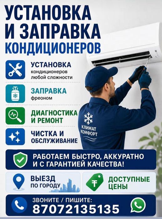 Установка кондиционеров