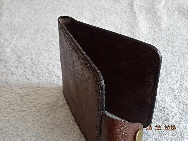 мъжки портфейл /естествена кожа/ ръчна изработка