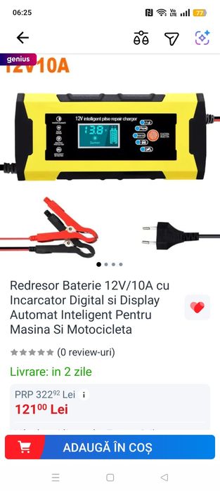 Încărcător inteligent 12V 10A