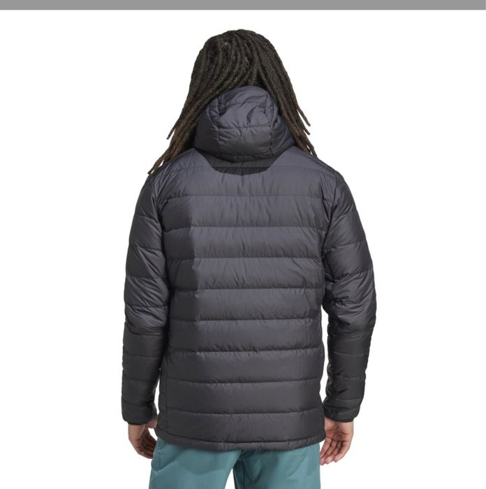 Пухено яке adidas TERREX Multi Light Down Hooded Jacket - black