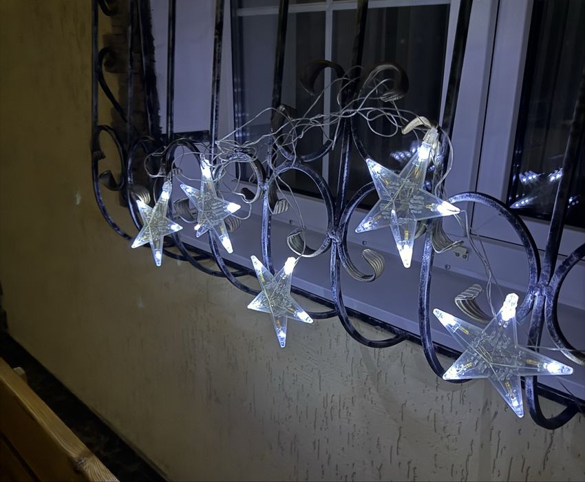 Гирлянда - светодиодные звезды