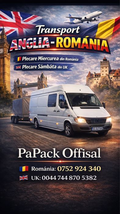 Transport international de colete Romania-Anglia-Belgia-Germania