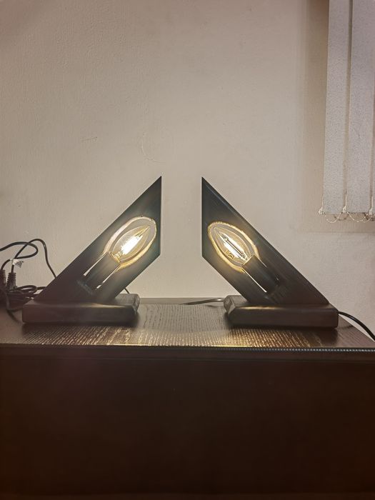 Настолна нощна лампа ръчна изработка