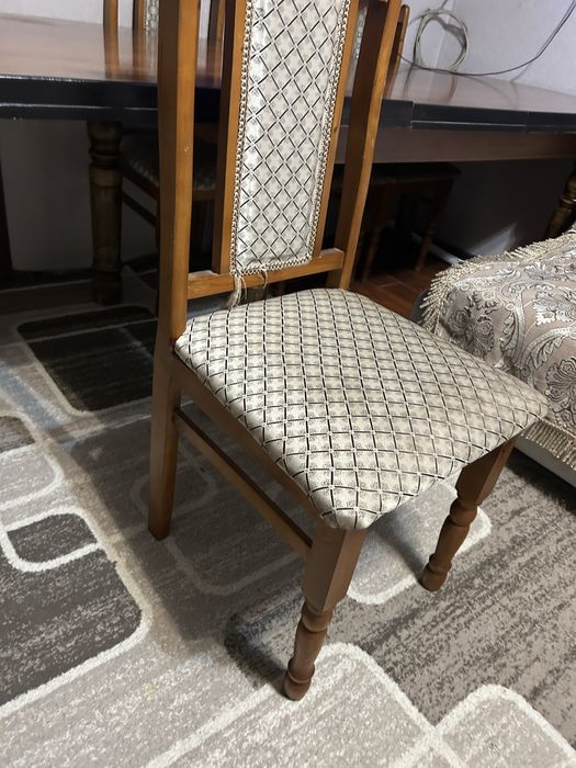 Стол 2м со стульями