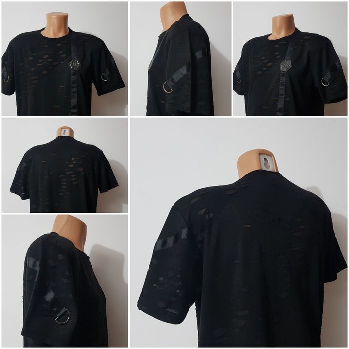 Tricou Philipp Plein, Bumbac 100 %, autentic, măsura XL ptr. bărbați