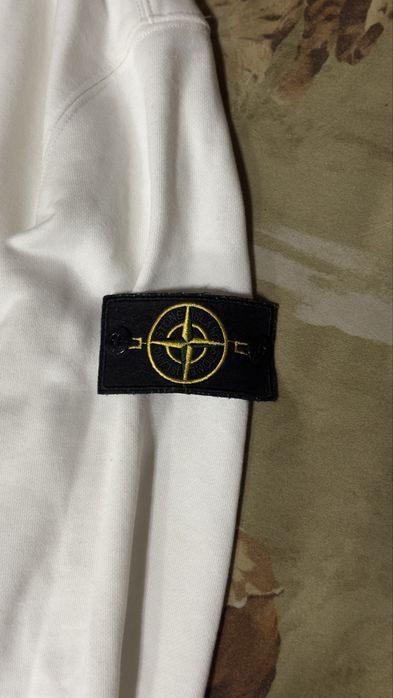 Худи Stone Island white