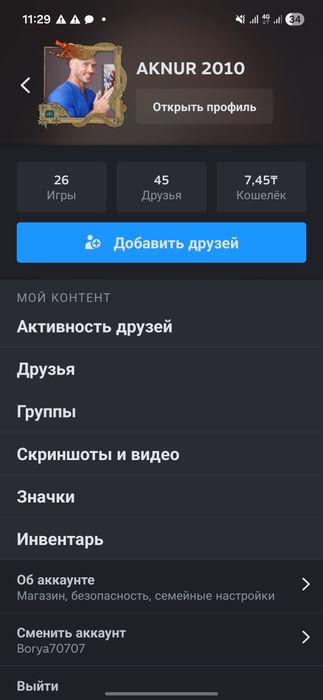 Стим акаунт несколким играми