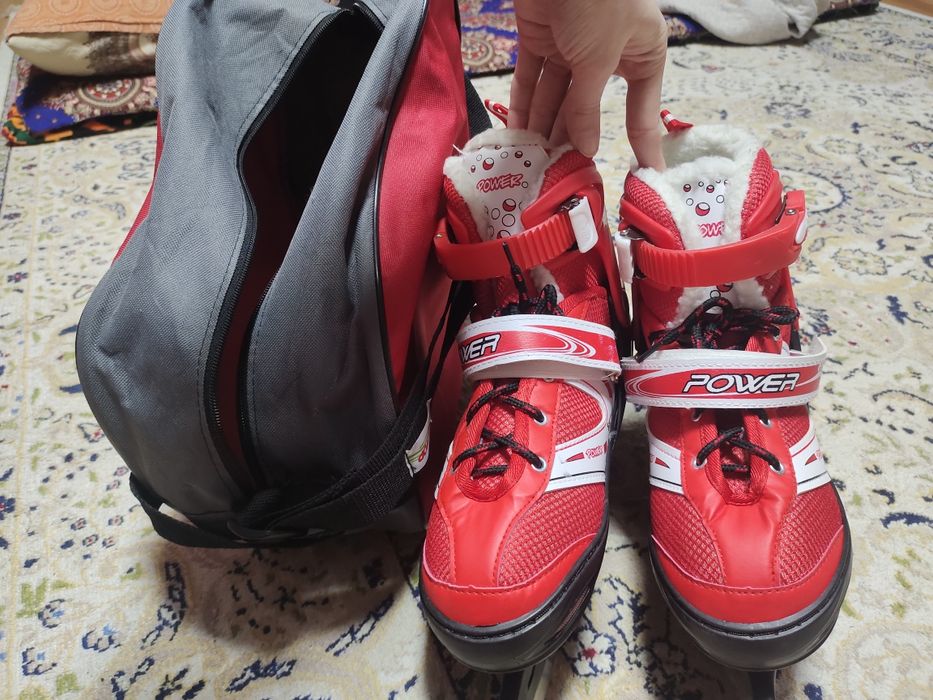 продам коньки с сумкой