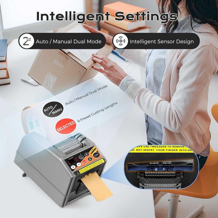 Bonvoisin електрически нож за лента, дължина 94 см и ширина 6,3 см