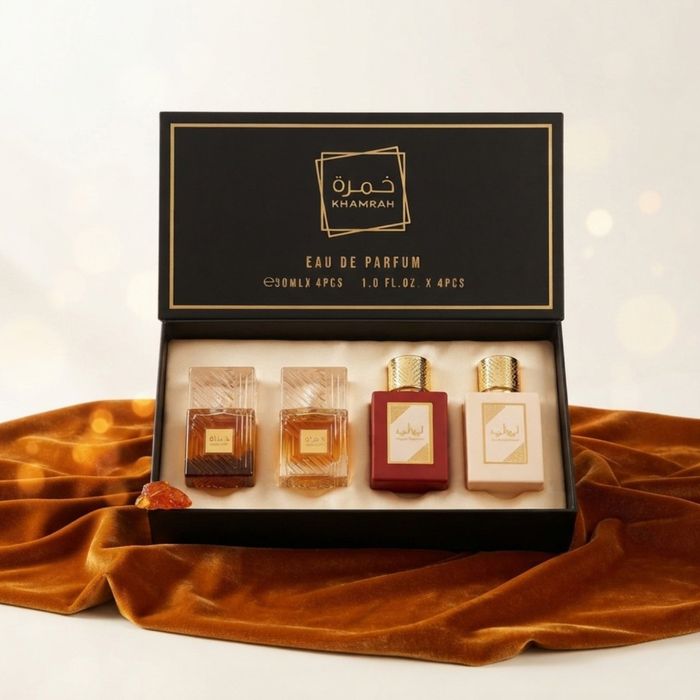 Lattafa Khamrah 4×30 ml – Парфюмен комплект за него и нея