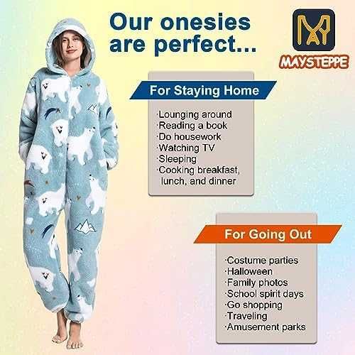 Нова Женска пижама от полар с качулка Топла Пухкава Плюшена Подарък